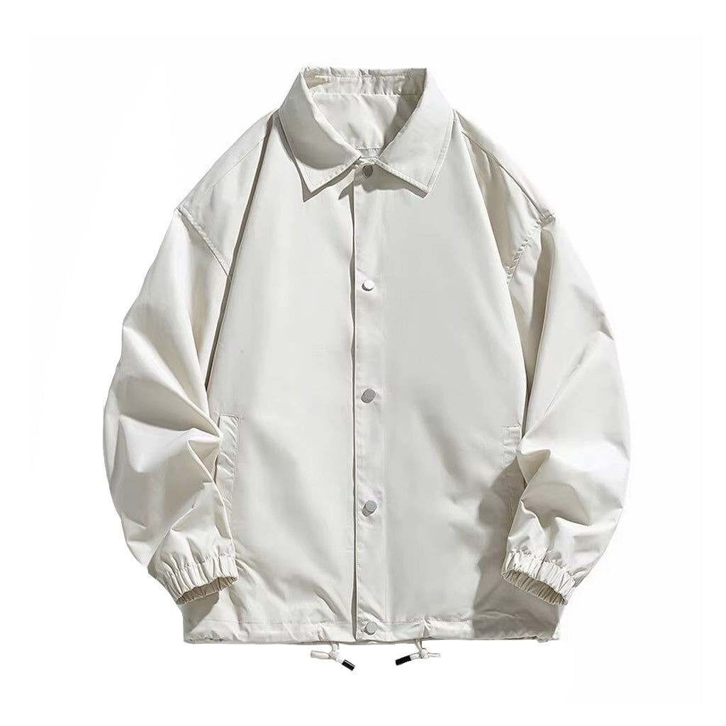 Beige jacka med knappar
