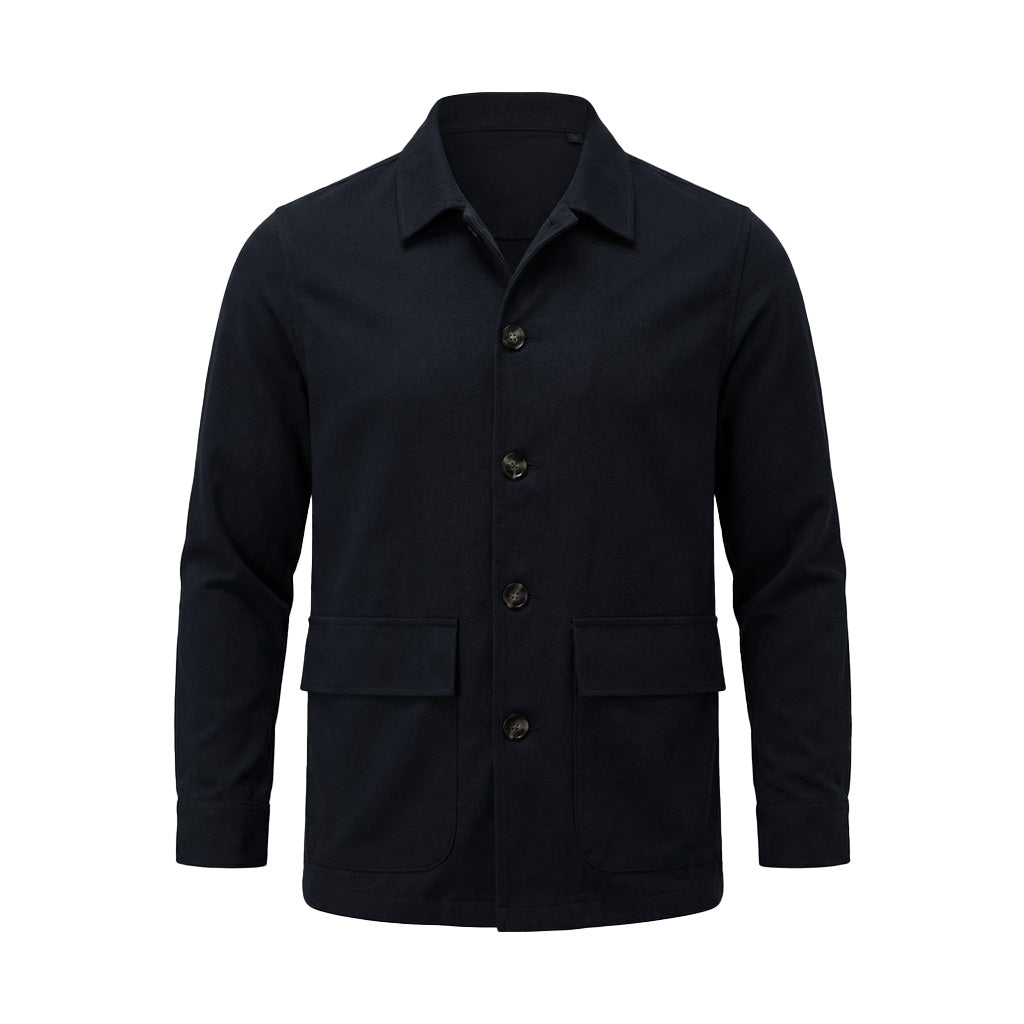 Produktbild på marinblå overshirt