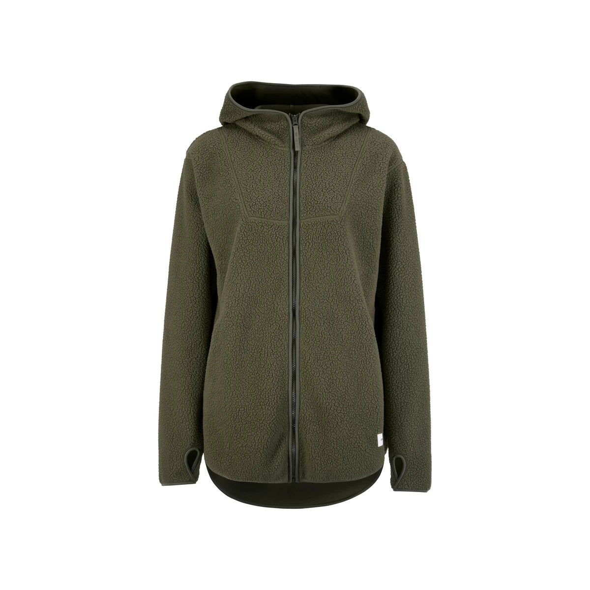 Join Pile Fleece FZ Hood dam