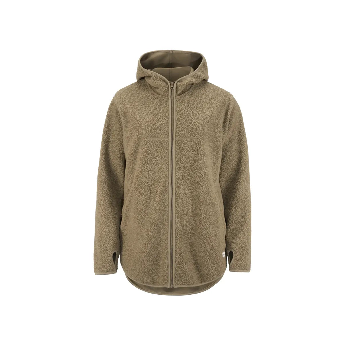 Join Pile Fleece FZ Hood dam