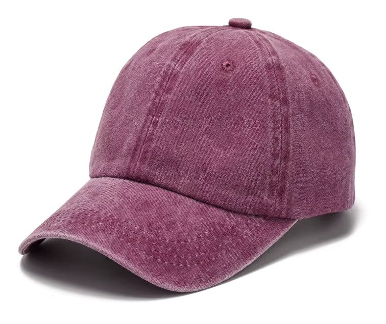 Keps vintage vinröd