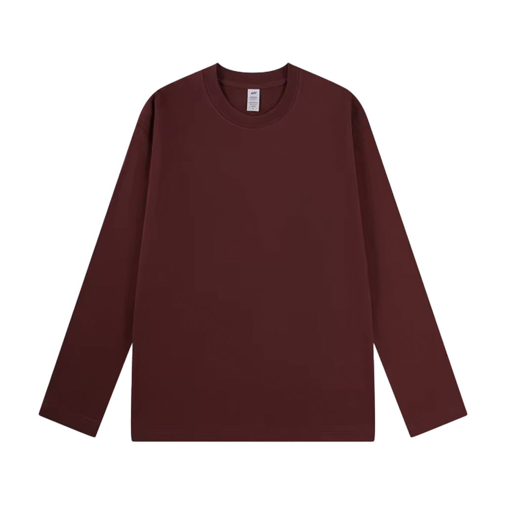 Långärmad tröja burgundy