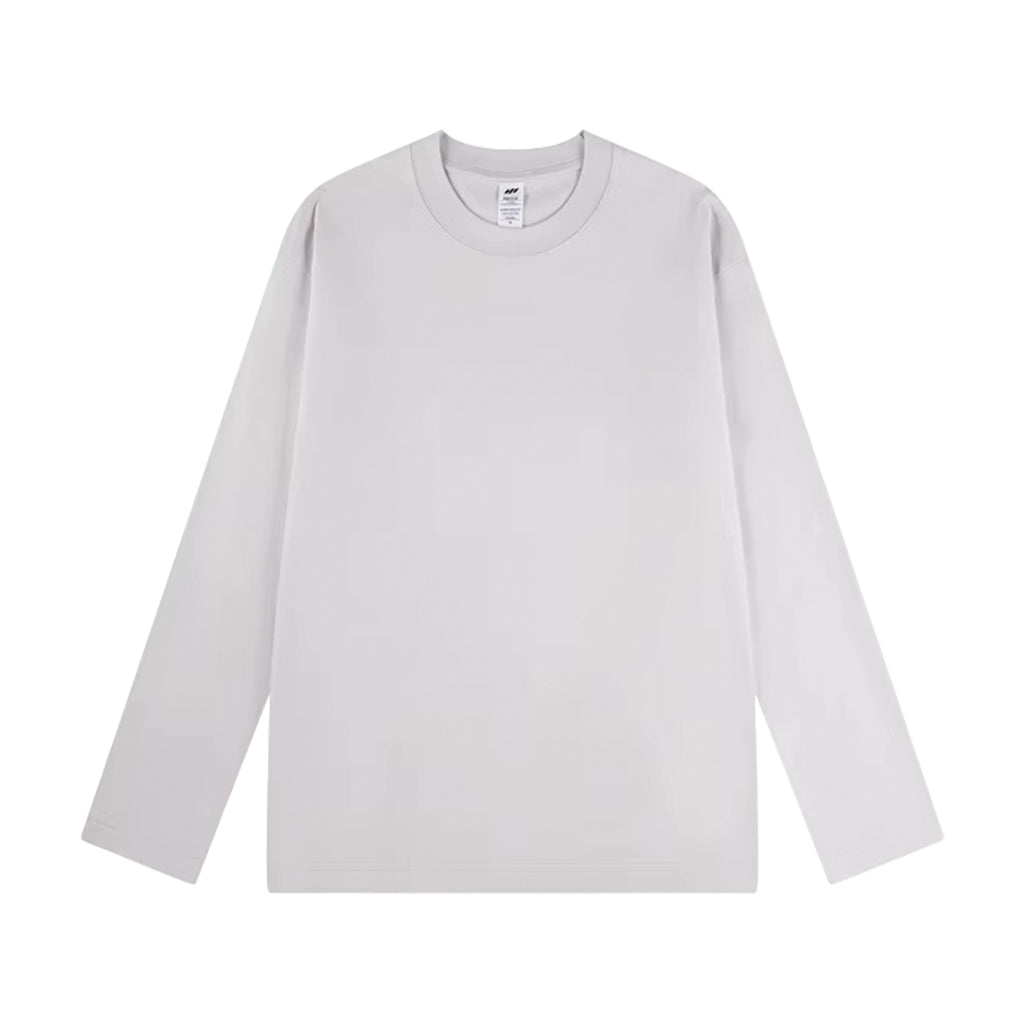 Långärmad tröja ljusgrå