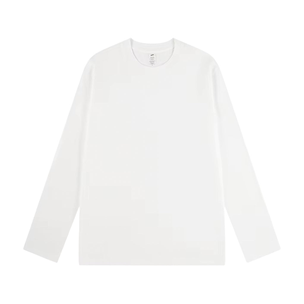 Långärmad tröja vit