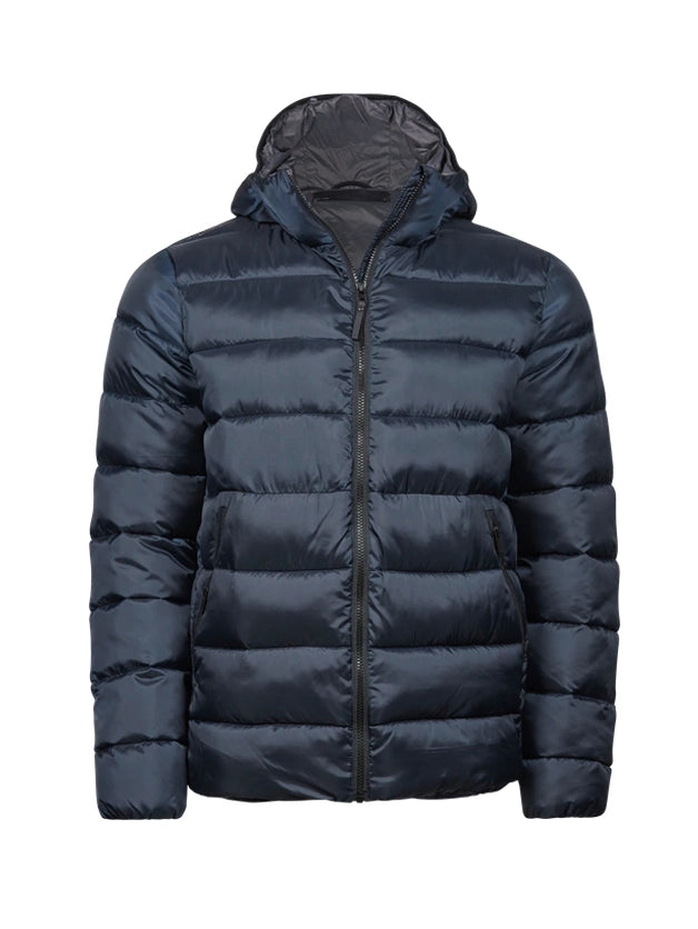 Lite hooded jacka blå