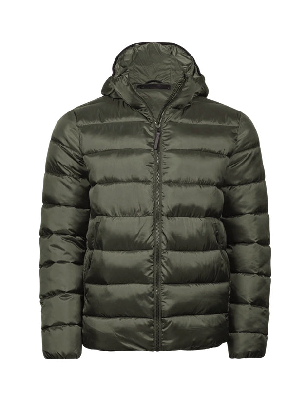 Lite hooded jacka grön