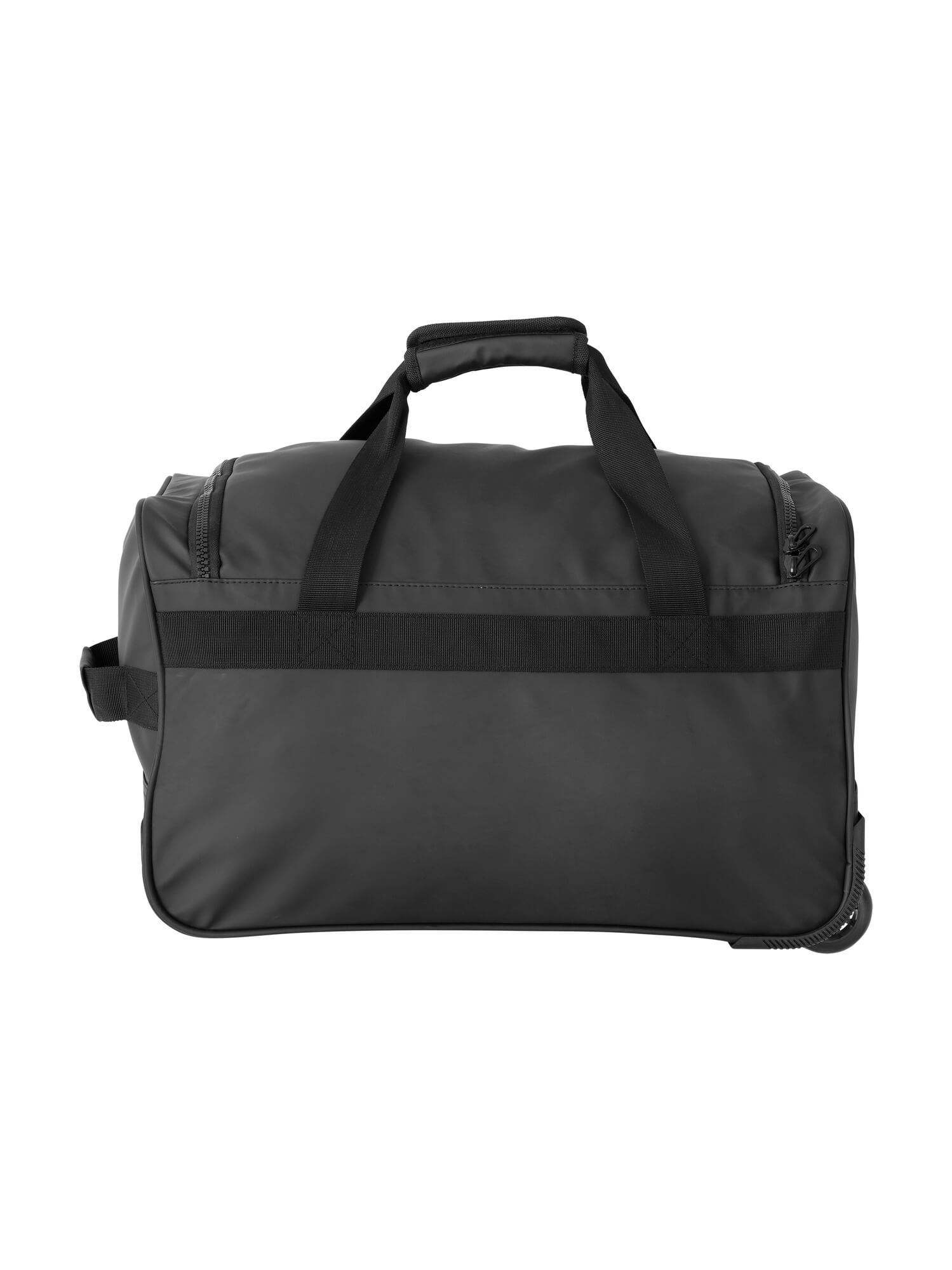 Svart rullväska liggande