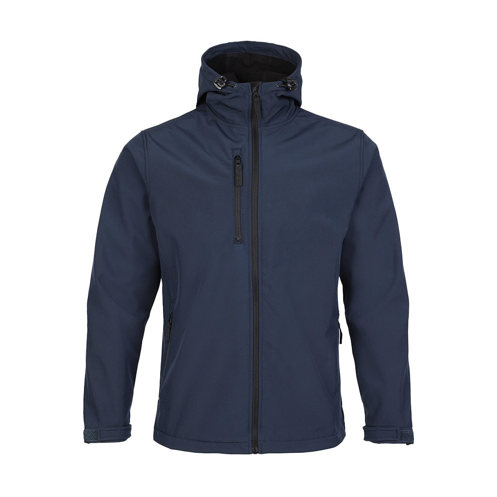 Produktbild blå softshell jacka