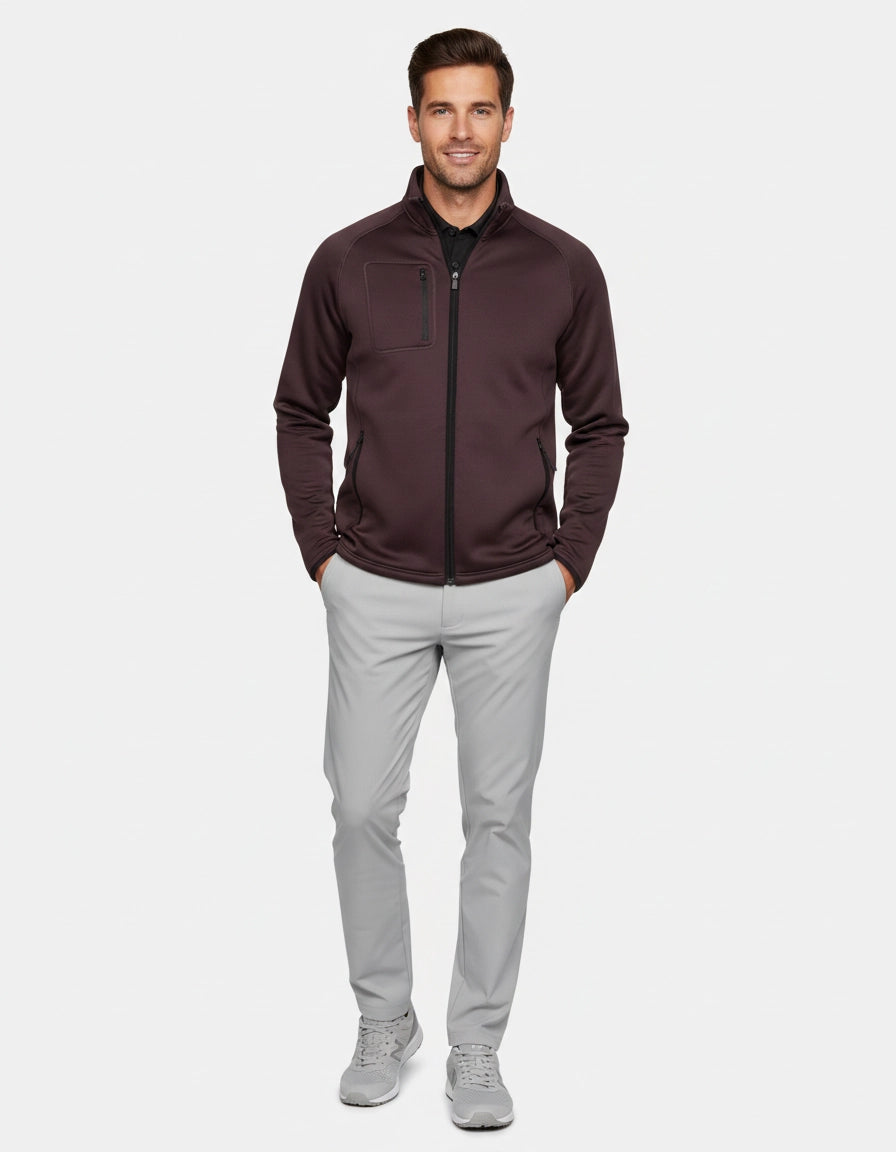 Stretch fleece modell framifrån