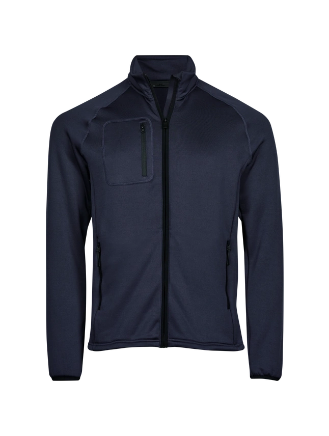 Stretch fleece blå