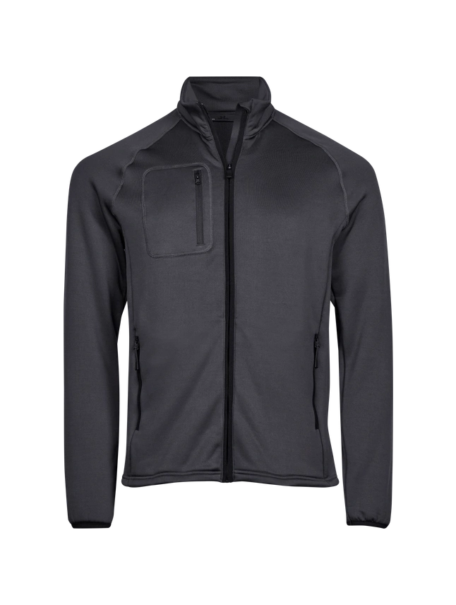 Stretch fleece mörkgrå