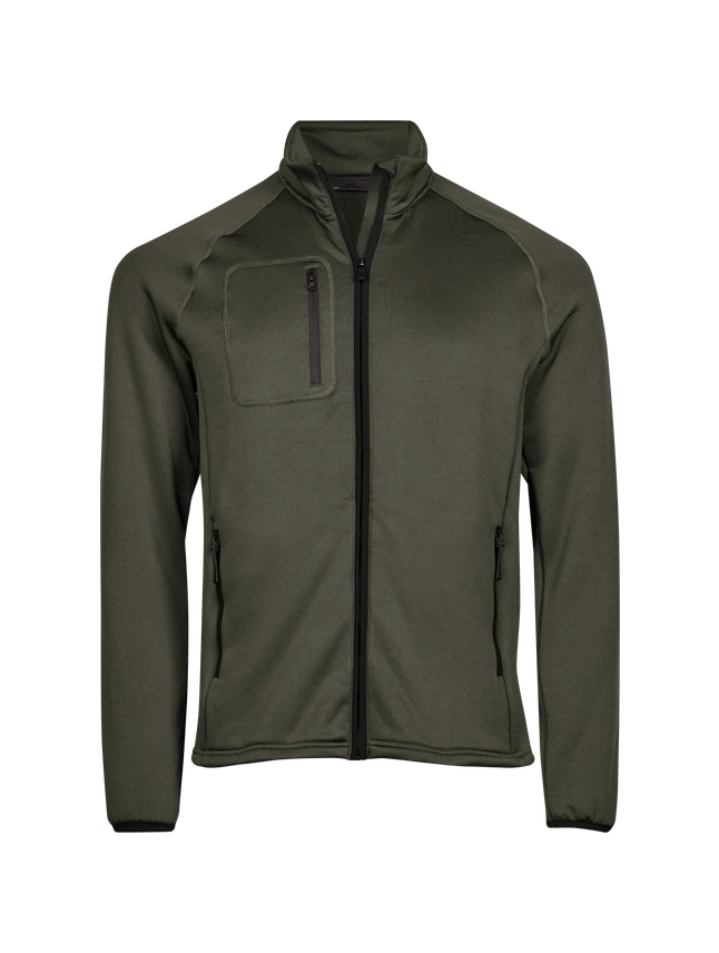 Stretch fleece mörkgrön