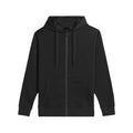 Svart ziphoodie produktbild