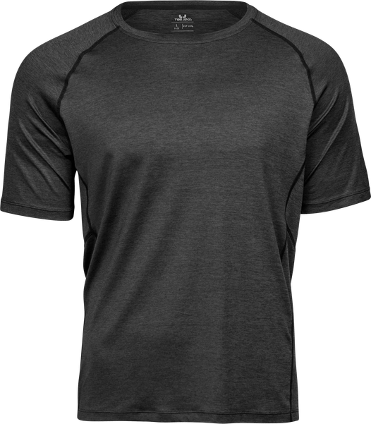 T-shirt-tee-jays-svart-melange