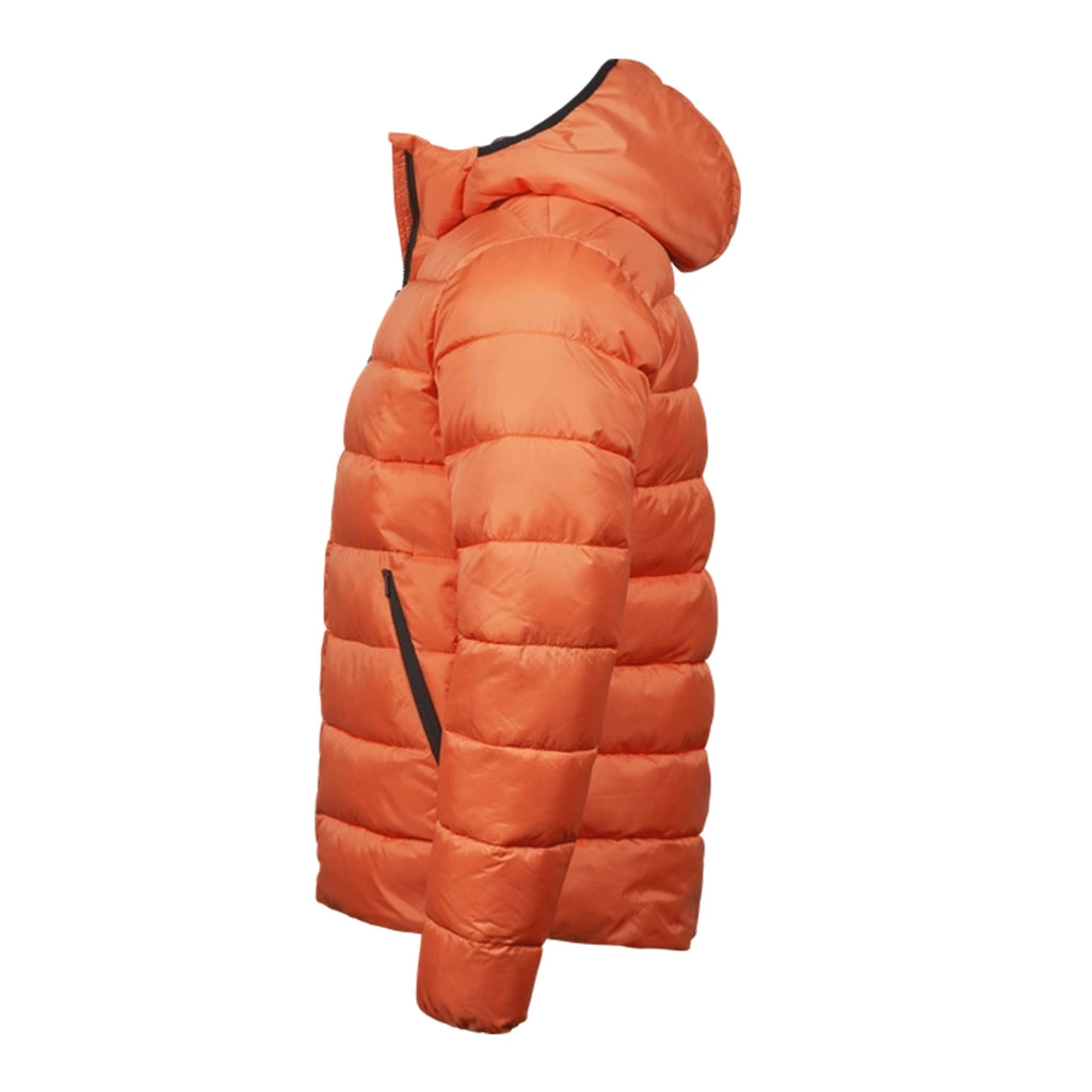 Orange jacka från sidan