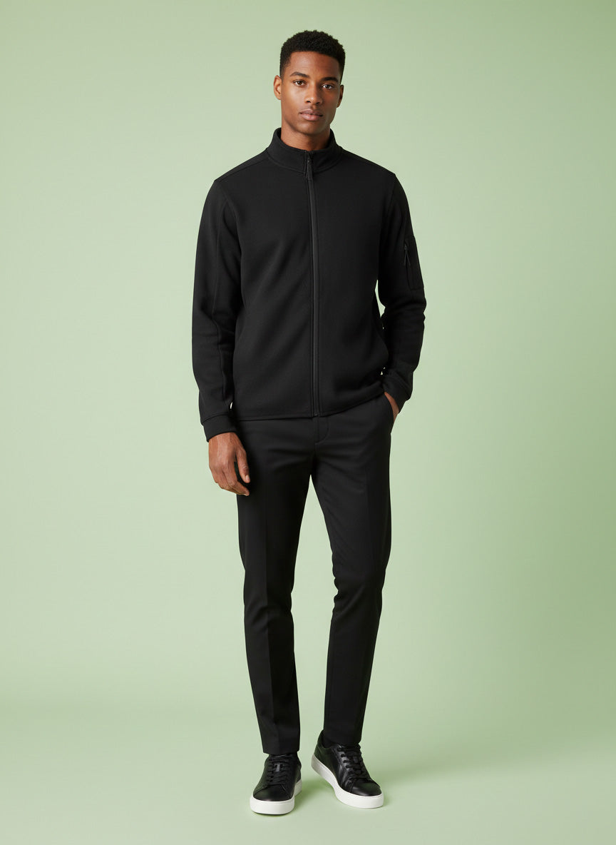 Teejays tröja helzip modell framifrån