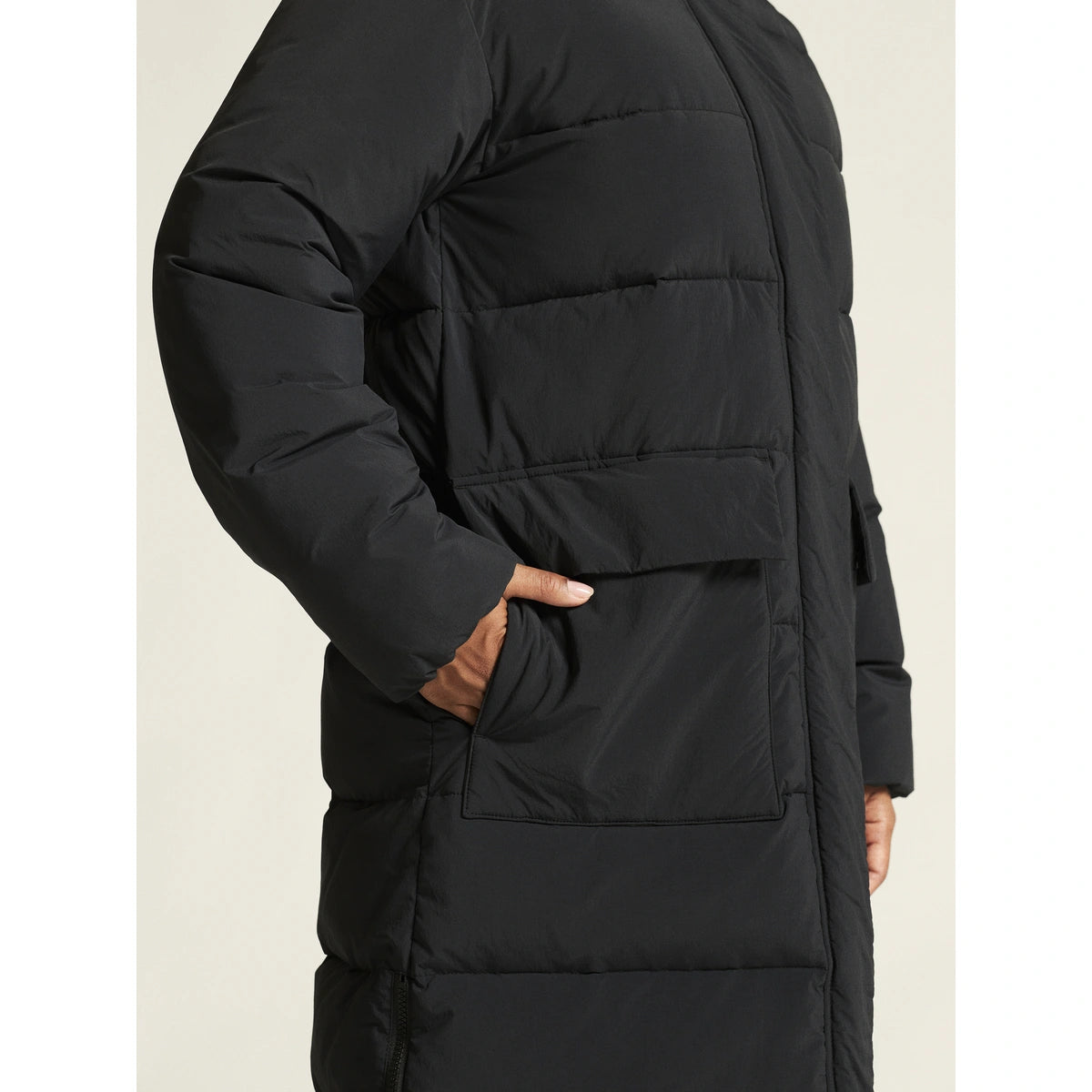 Urban Long Padded Coat dam