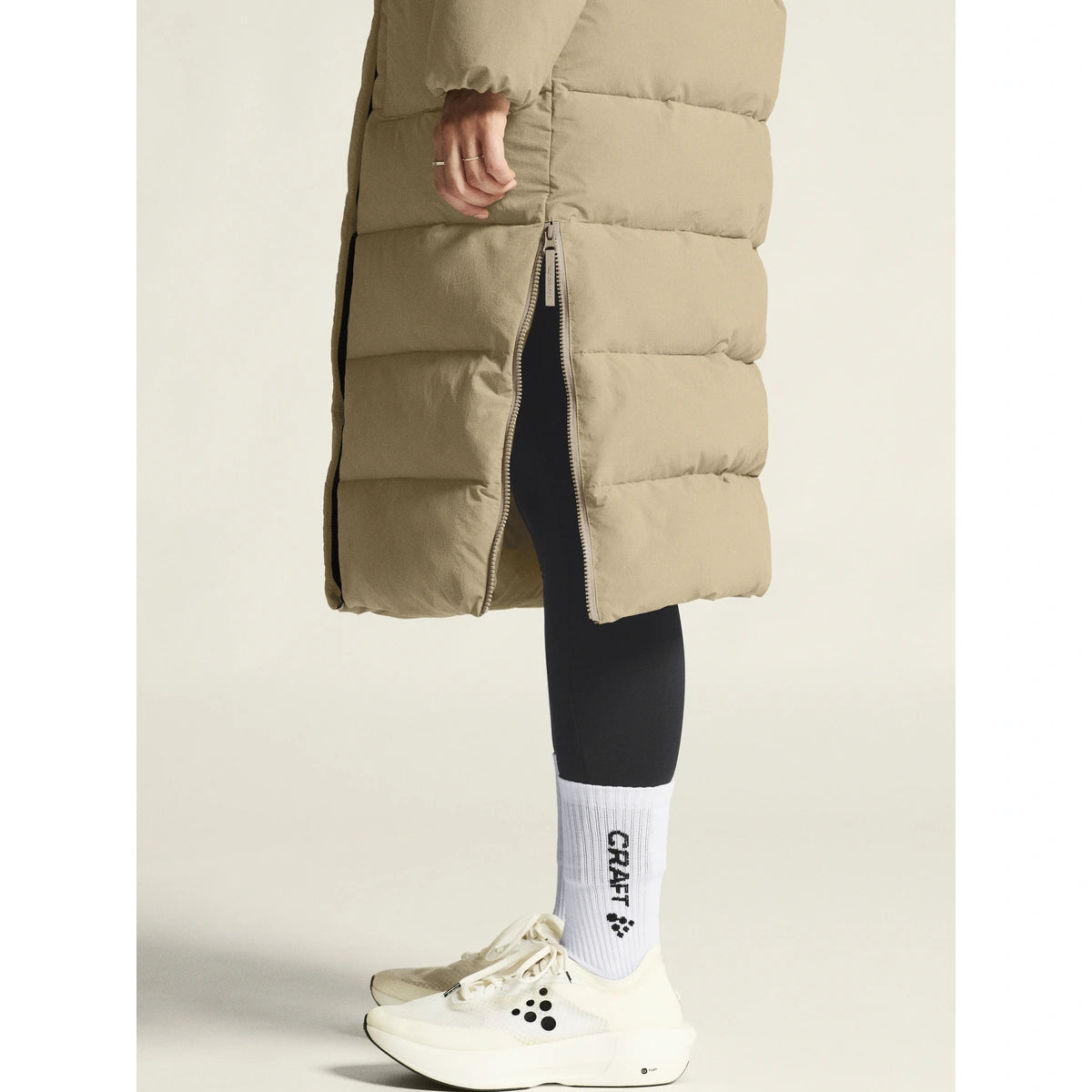 Urban Long Padded Coat dam