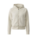 Produktbild vit ziphoodie dam