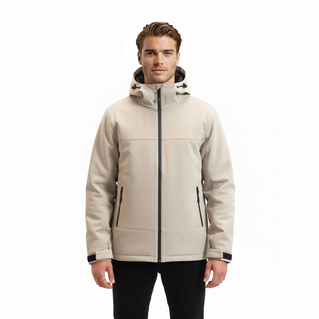 Wearly-Vinterjacka-bomull-beige-modell