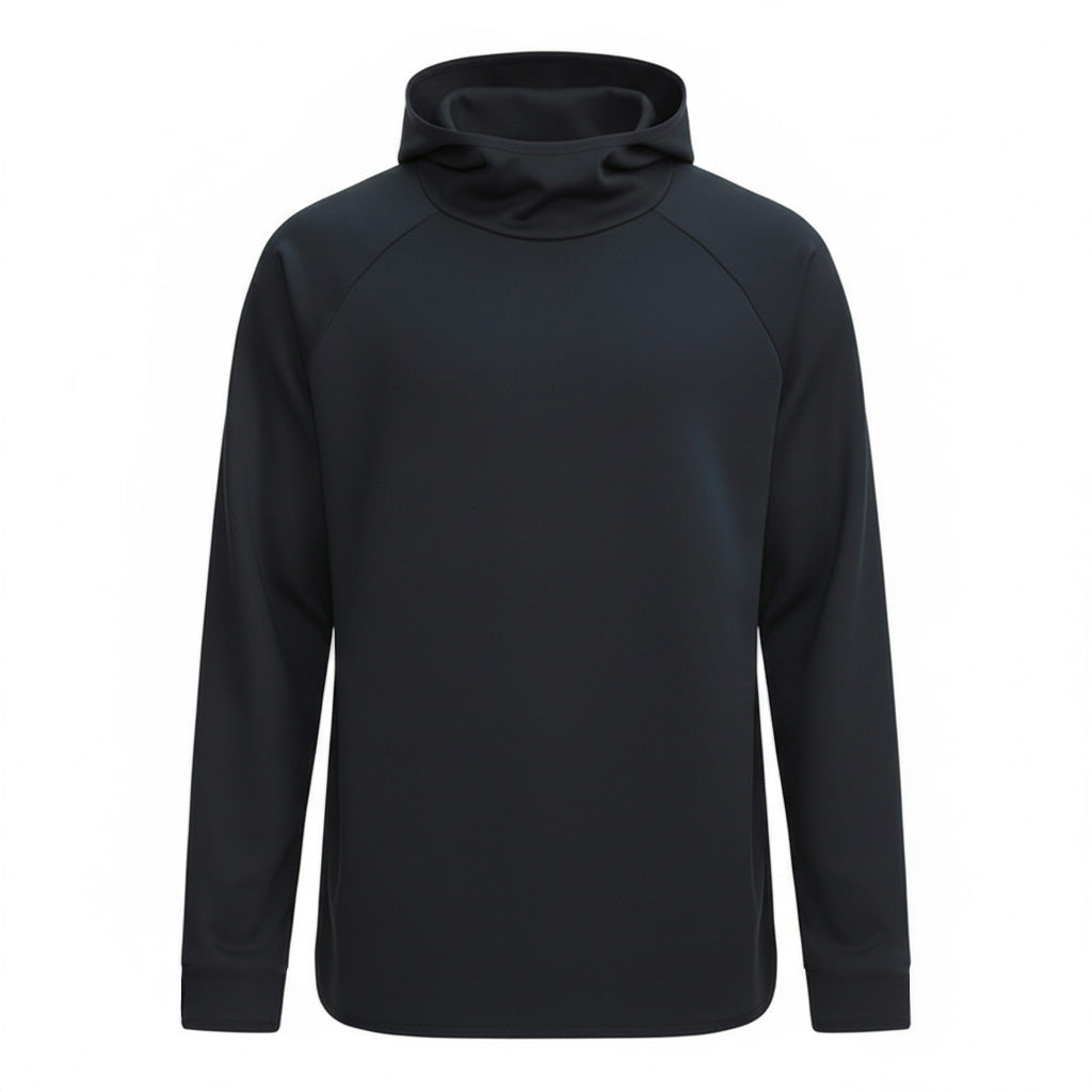 Svart hoodie från wearly, bild framifrån