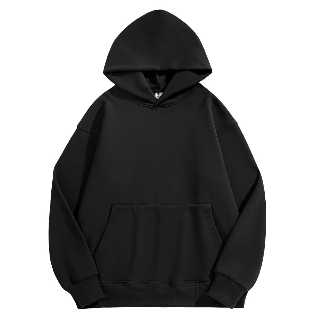 Svart tjock hoodie från wearly profilkläder