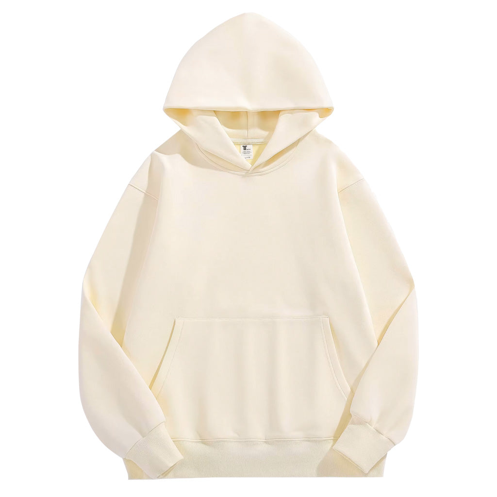 Vit tjock hoodie från wearly profilkläder