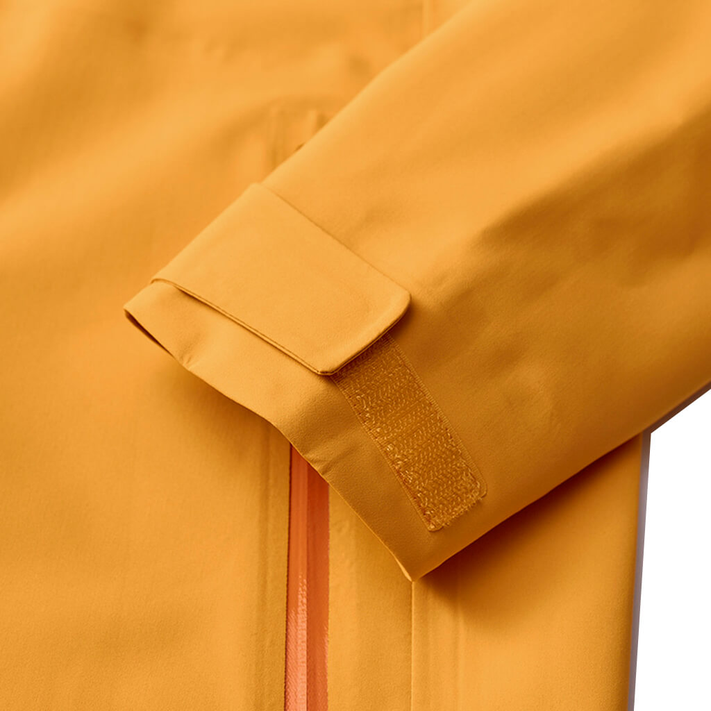 Wearly-orange-jacka-detaljbild-arm