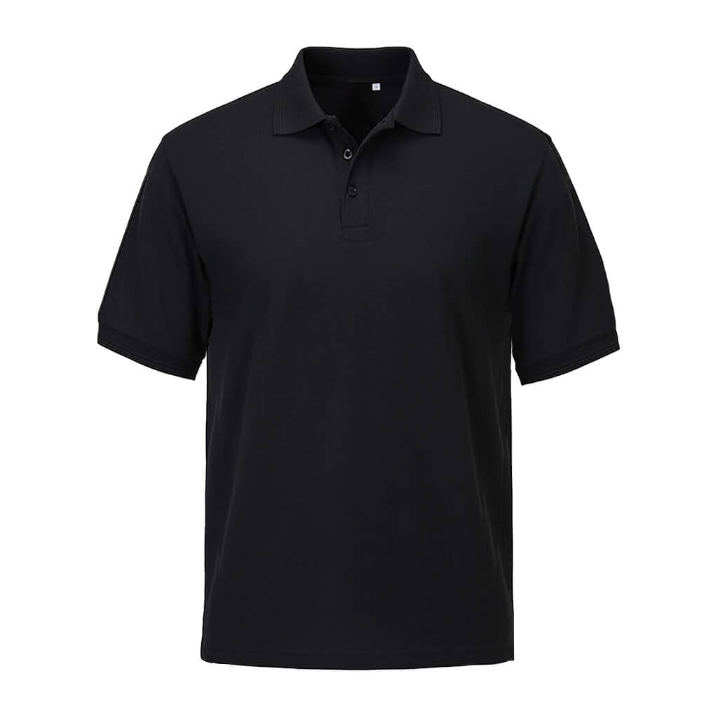 Svart loose fit piké från wearly.se profilkläder