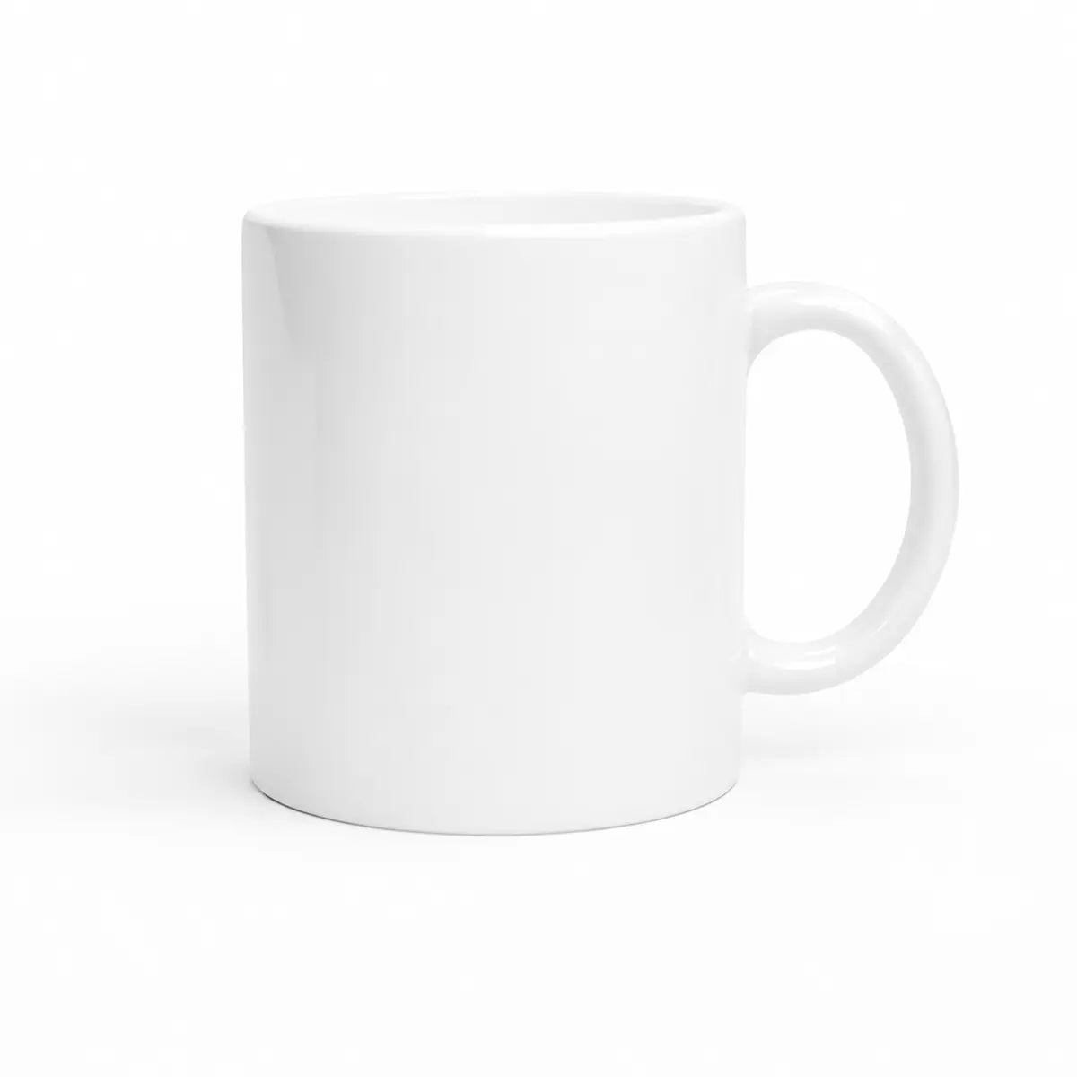 Vit kaffemugg